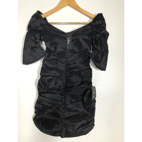 Lulus Unique As You Dress Black NWT XS - Picture 2 of 6